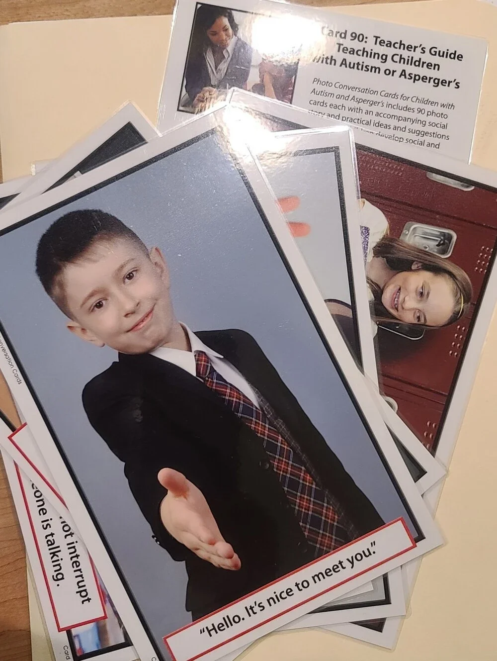 Speech Therapy Conversation Cards